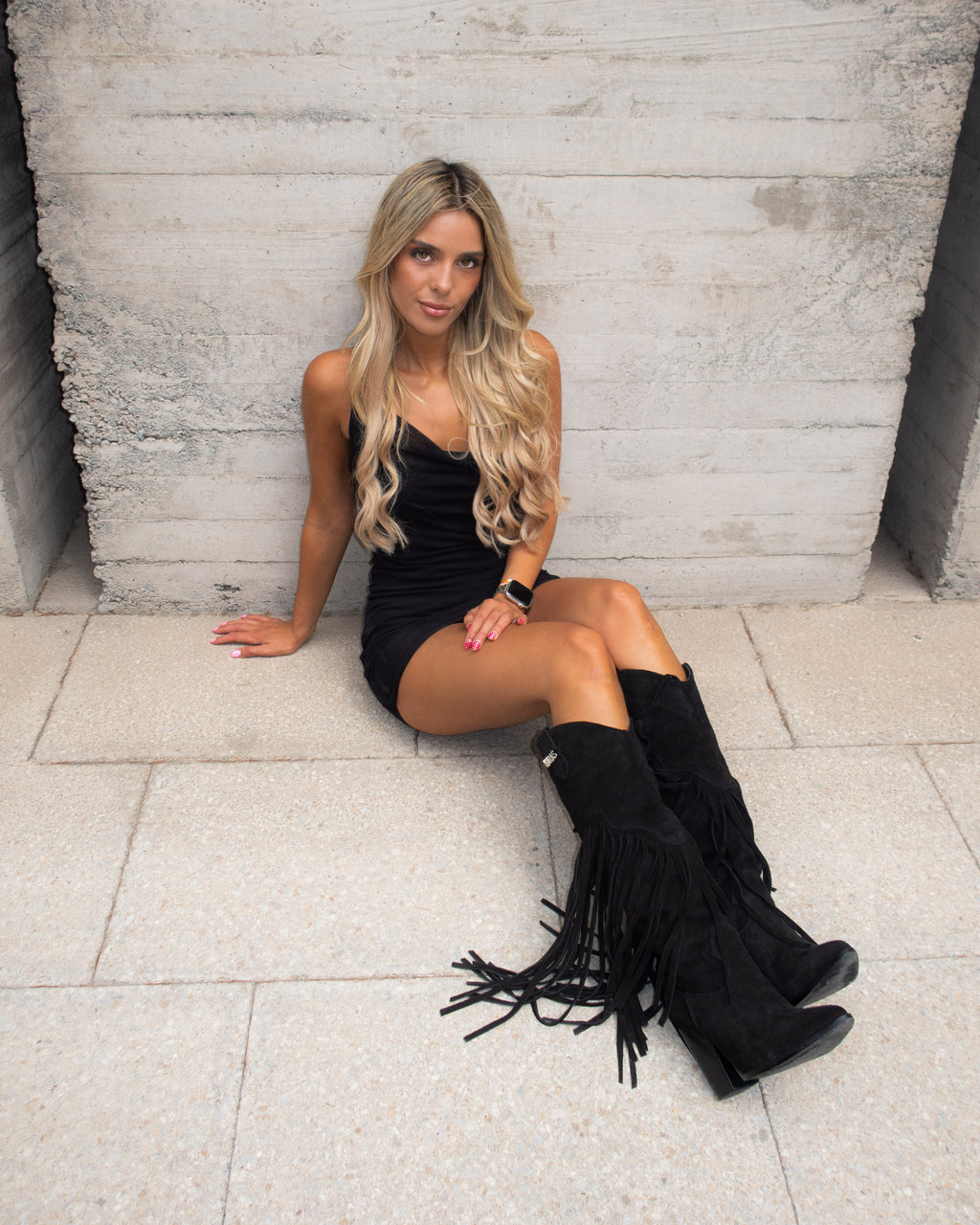 SAHARA FRINGE (BLACK)