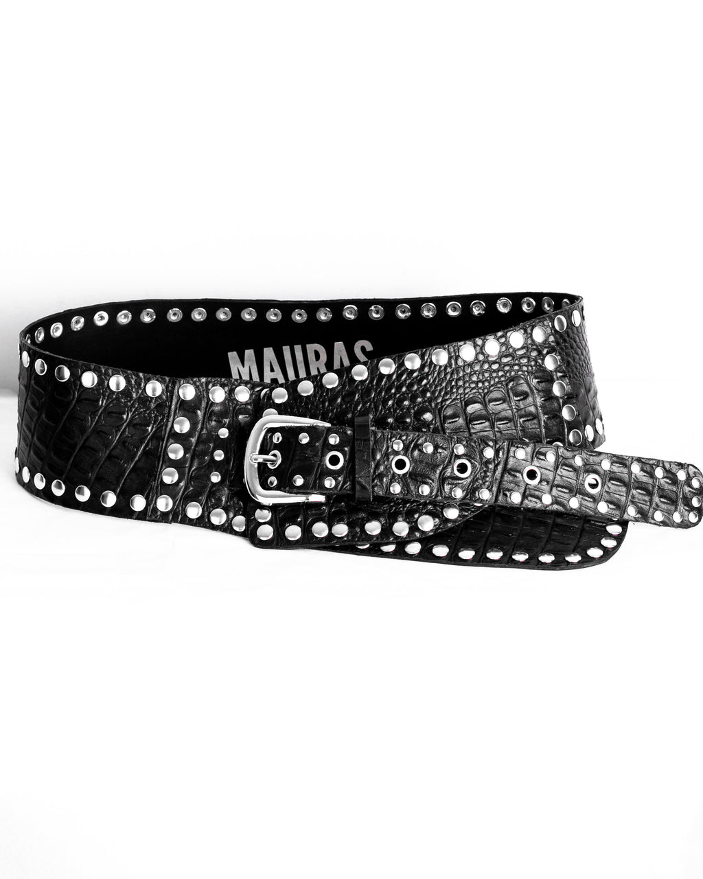 CINTURÓN YK2/ CROCO BLACK